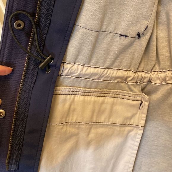 Madewell Navy Raincloud Raincoat - Picture 5 of 6